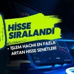 İşlem hacmi artıp yüz güldüren 10 hisse açıklandı