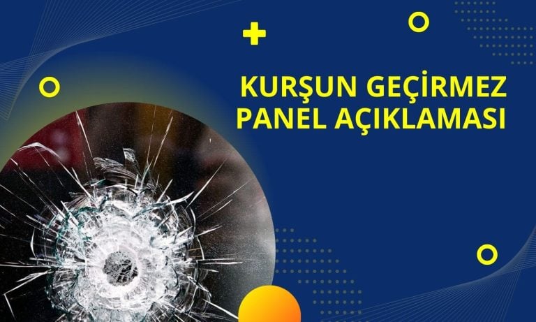 Kimya şirketi kurşun geçirmez panel projesini açıkladı