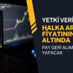 Kötü performanslı halka arzdan pay geri alım açıklaması