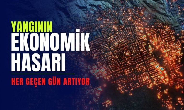 Los Angeles yangını tarihe geçti: Hasar tahminleri artıyor