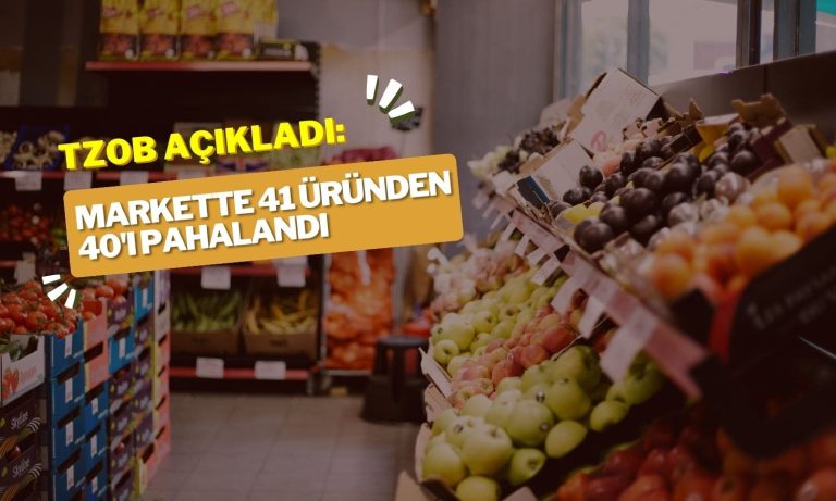 Markette 41 üründen 40’ı pahalandı, 1’i ucuzladı