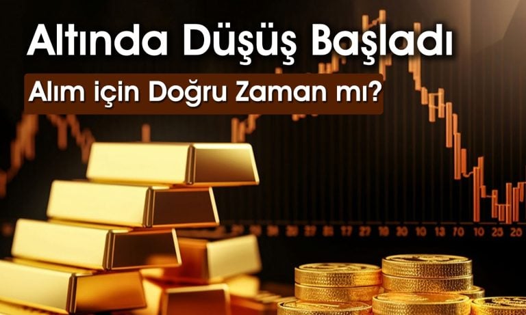 Altın düşüşe geçti: Uzman alım için tarih verdi