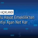 Anadolu Hayat Emeklilik’in (ANHYT) net karı yüzde 51 yükseldi