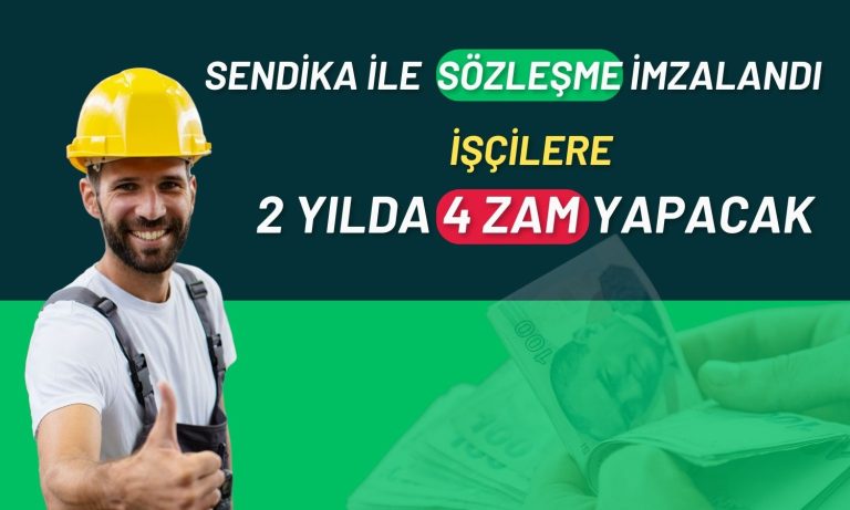 Burçelik 2 yıllık sözleşme kapsamında işçilerine 4 zam yapacak!