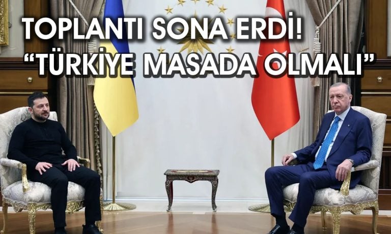 Erdoğan ve Zelenskiy zirvesi sona erdi: Kritik mesajlar verildi