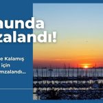 Fenerbahçe Kalamış Yat Limanı’nda sözleşme sonunda imzalandı