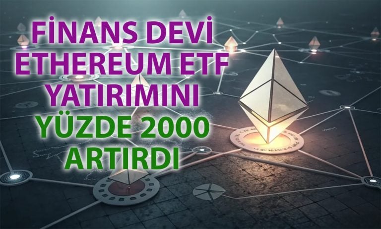 Goldman Sachs, Ethereum’a gözünü dikti: Dev bankadan rekor artış!