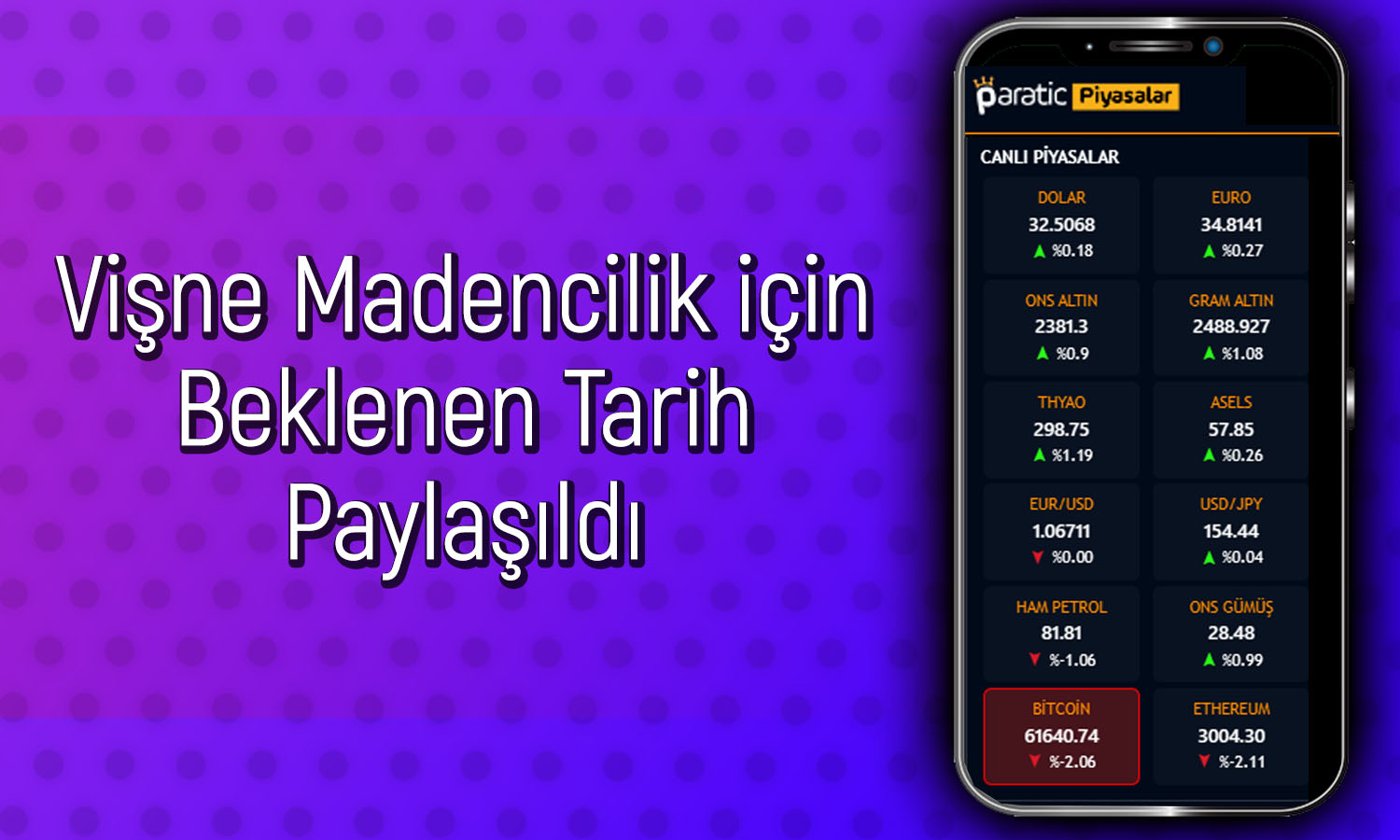 Halka arz: Vişne Madencilik işlem tarihi açıklandı