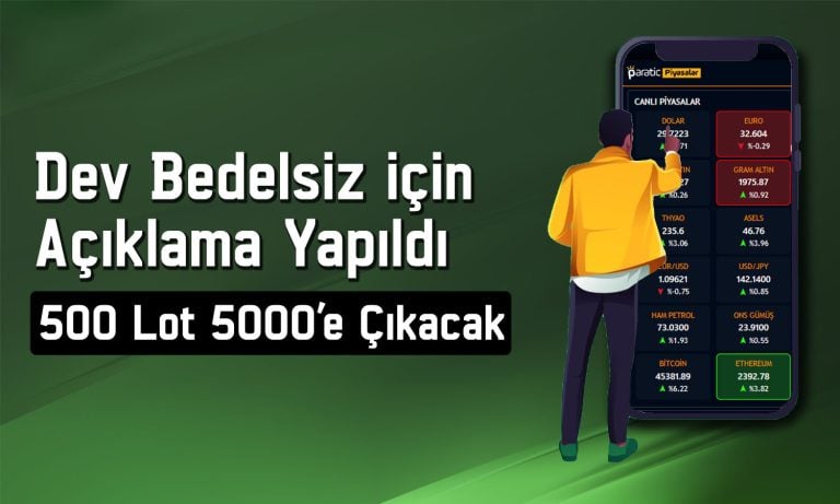 Holding yüzde 900 bedelsizin onayı için SPK’ya gitti