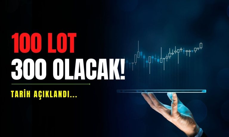 Holdingde 100 lot 300 lota yükselecek, tarih açıklandı