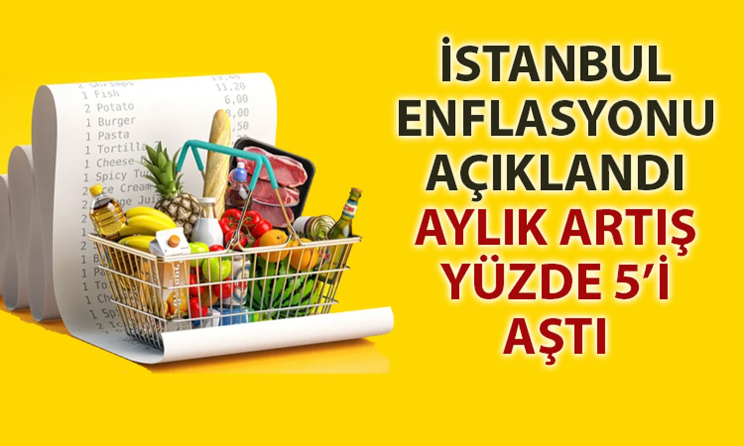 İstanbul’un Ocak enflasyonu açıklandı: Yıllık artış yüzde 48