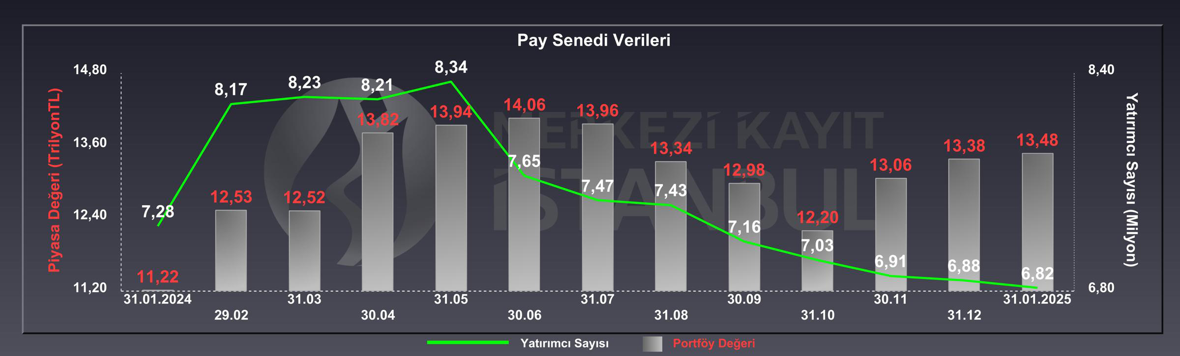 Pay senedi verileri