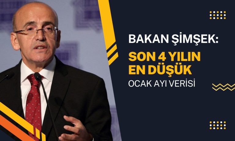 Şimşek’ten enflasyon yorumu: 4 yılın en düşük Ocak verisi