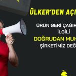 Ülker ürünleri ABD’de toplatıldı mı? Gıda devi açıklama yaptı!