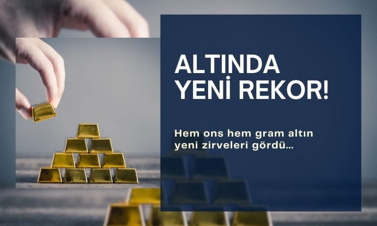 Altın fiyatlarında yeni rekor: Ons 3000 dolara yakın