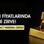 Altın yeni rekorla şaşırtmadı: Uzmanlar düzeltme bekliyor