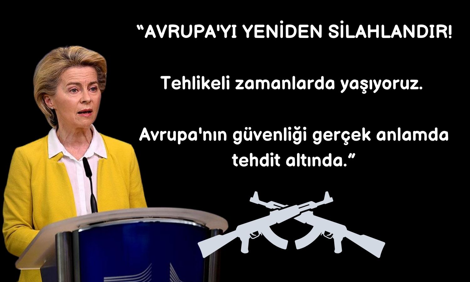 Avrupa’yı yeniden silahlandırma için 800 milyar Euro’luk öneri