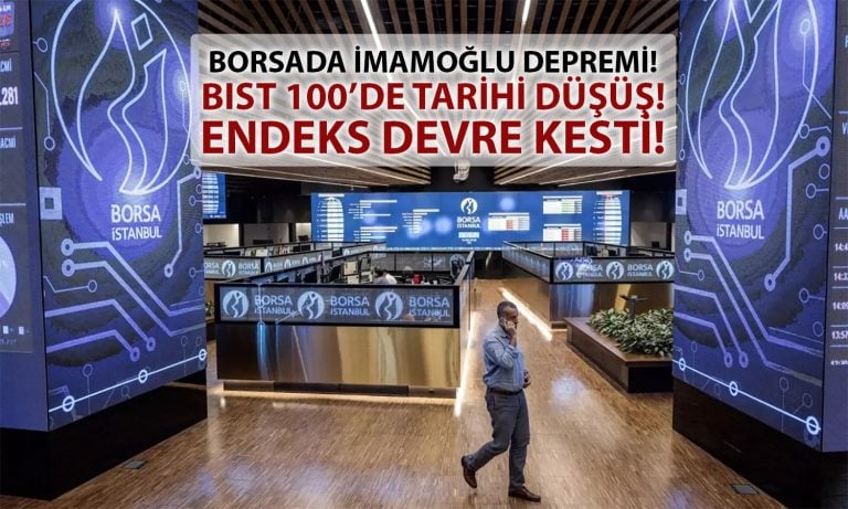 Borsada İmamoğlu alarmı: Açılışta devre kesti!