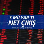 Borsadaki net para çıkışı 3 milyar TL’yi buldu
