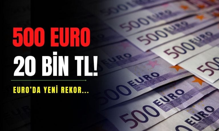 Euro tarihinde ilk kez 40 TL’yi aştı, yeni zirve kaydedildi