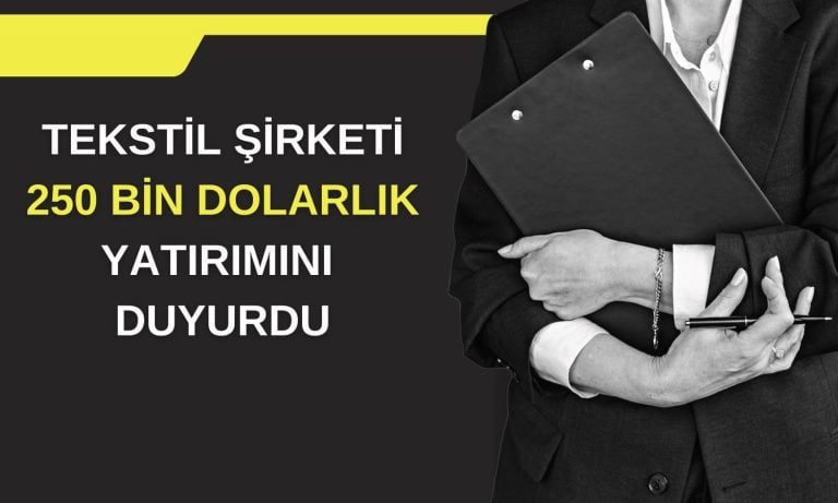 Hisseleri rekor kıran tekstil şirketi SAFE yatırımını duyurdu