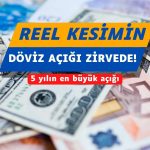 Reel kesimden 5 yılın en büyük döviz açığı