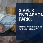 3 aylık enflasyon farkı: Memur ve emekli zammı ne olacak?