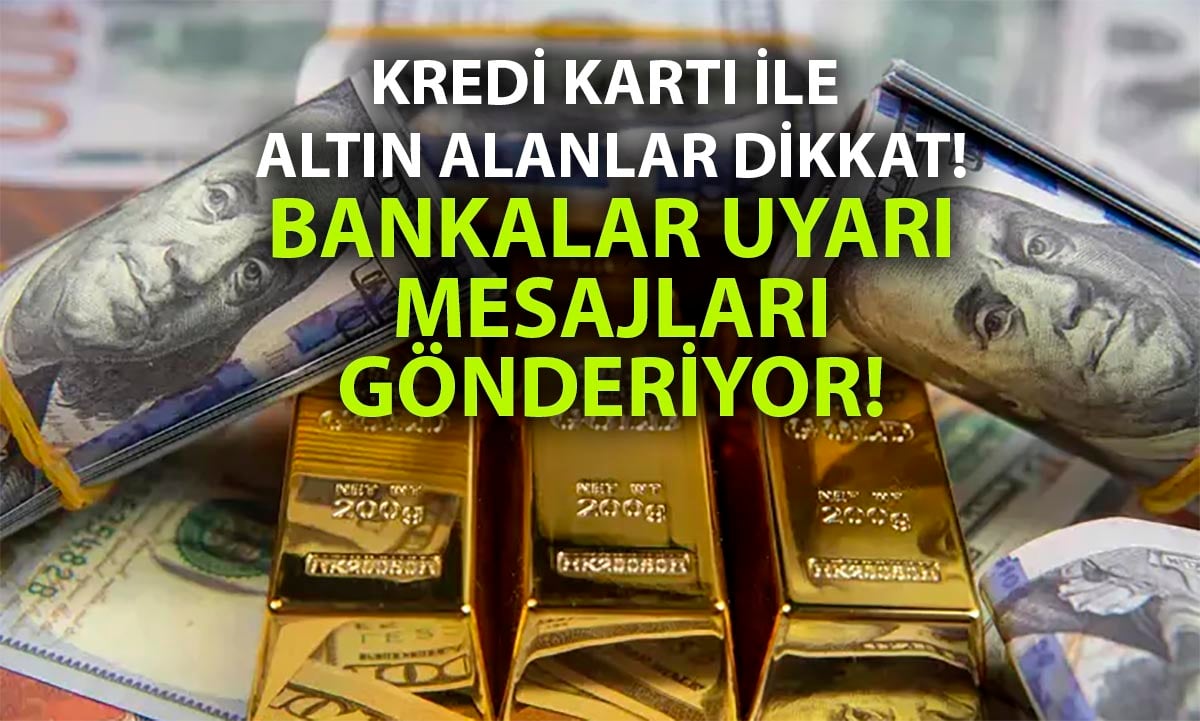 Altın yatırımına banka engeli: Kredi kartı limitleri kapanabilir!