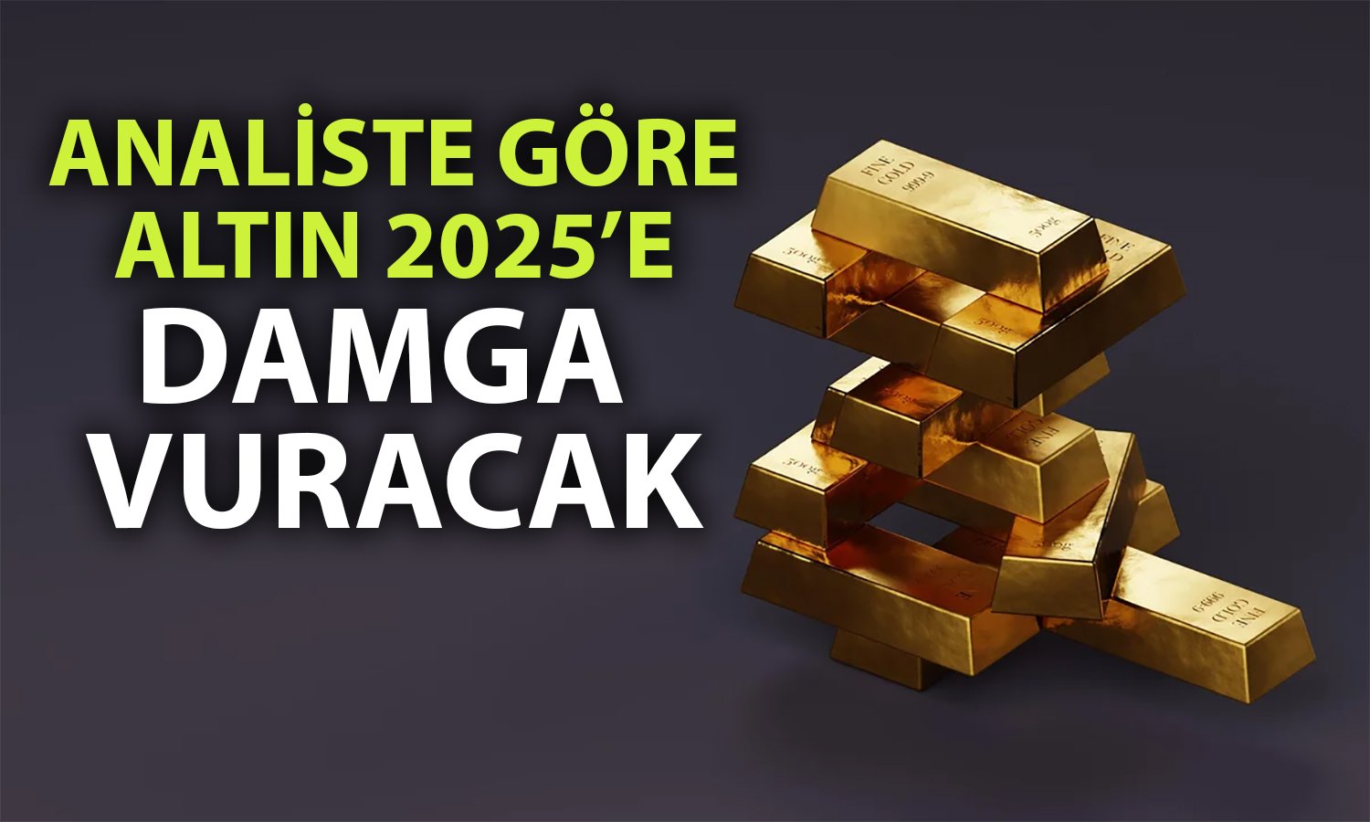 Bloomberg analistinden altın uyarısı: Bu daha başlangıç!