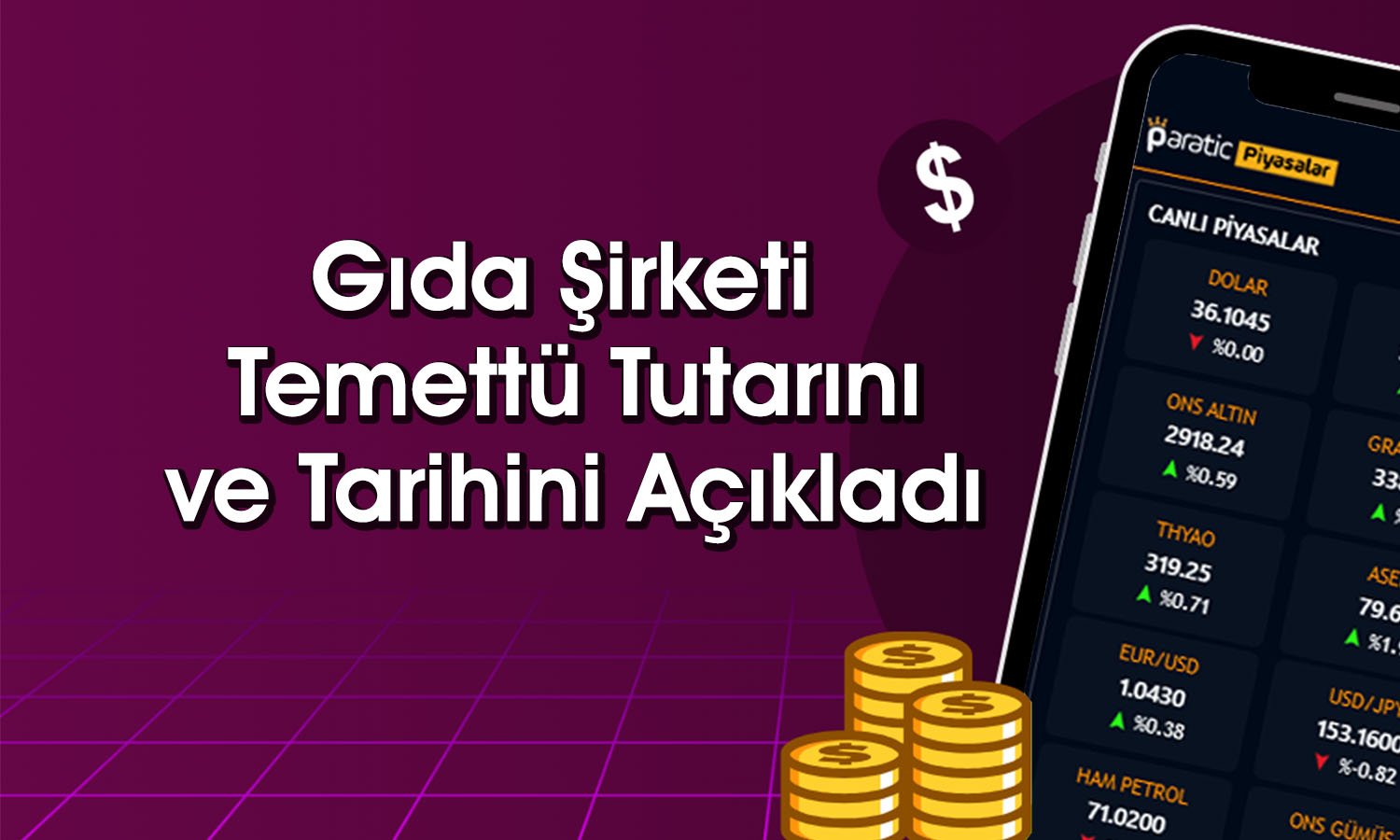 Gıda şirketinden onay geldi: 0,4 TL temettü verecek