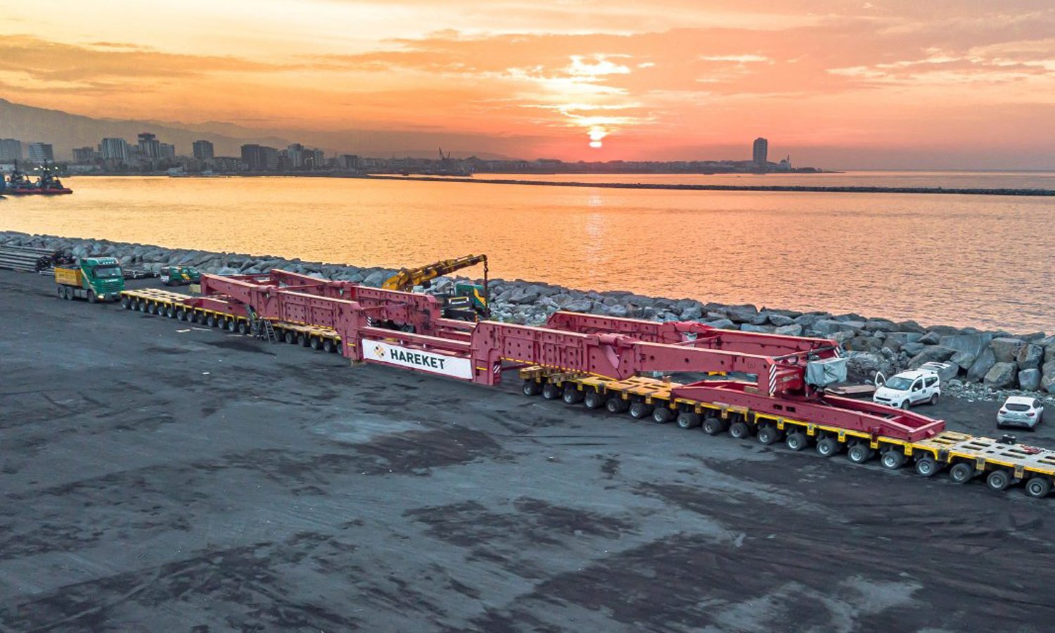 Hareket Proje duyurdu: 5.340 tonluk ekipman sorunsuz taşındı