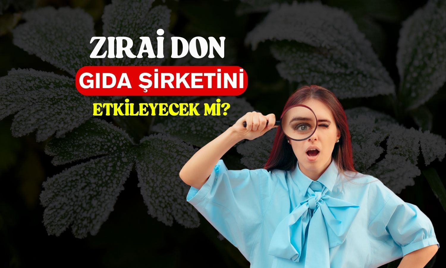 Köklü şirket açıkladı: Zırai don olayından etkilenecek mi?
