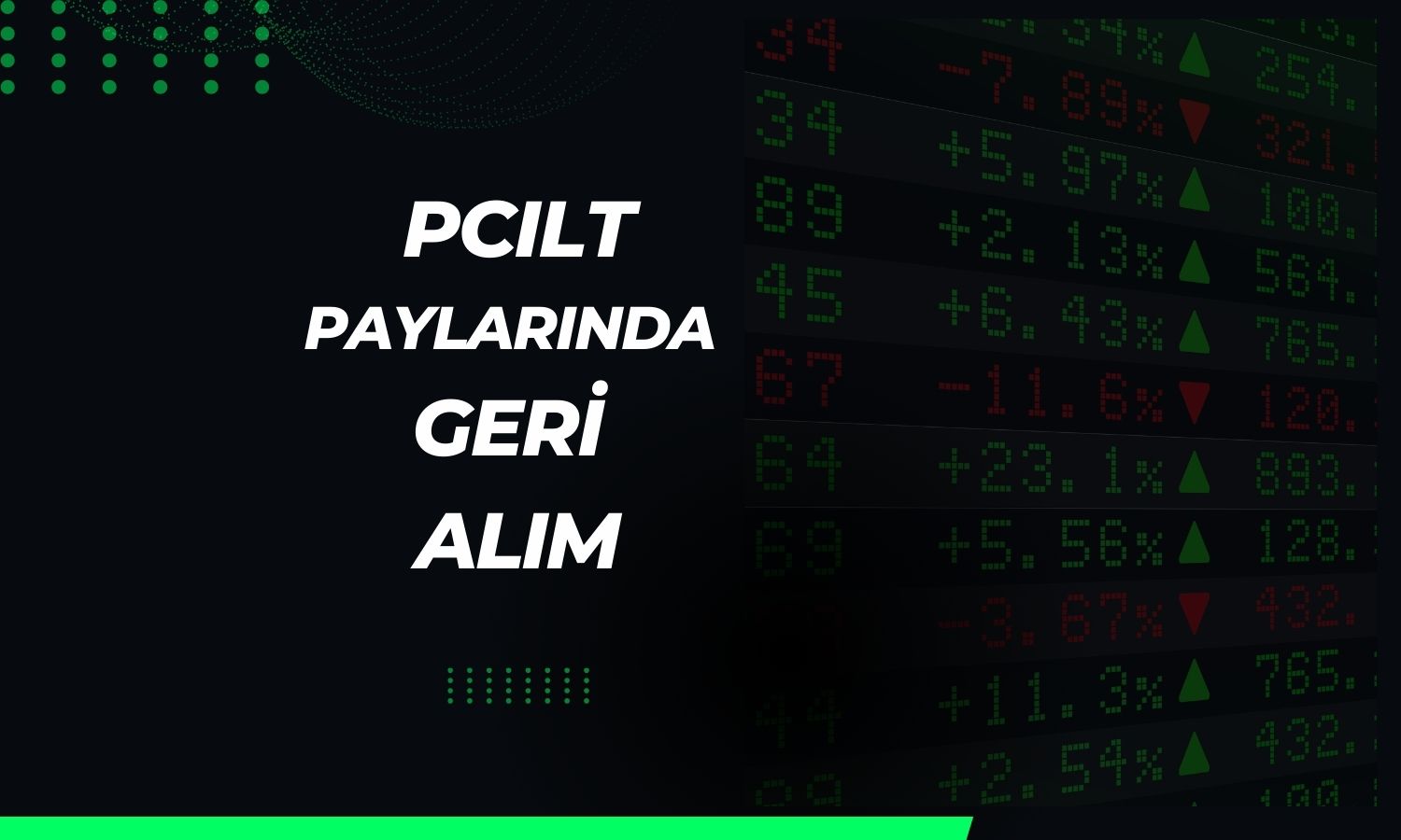 PC İletişim duyurdu: 67.368 lot payını geri aldı!