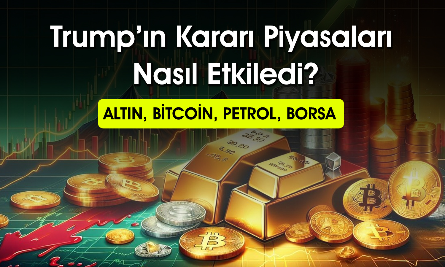 Tarife bulmacası piyasalara yön veriyor: Altın, Bitcoin ve Petrol