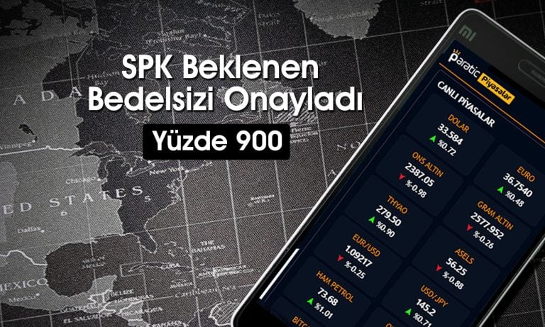 SPK, otomotiv devinin yüzde 900 bedelsiz başvurusunu onayladı