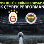 Spor hisseleri ilk çeyrekte çöktü! Fenerbahçe tek direnen oldu