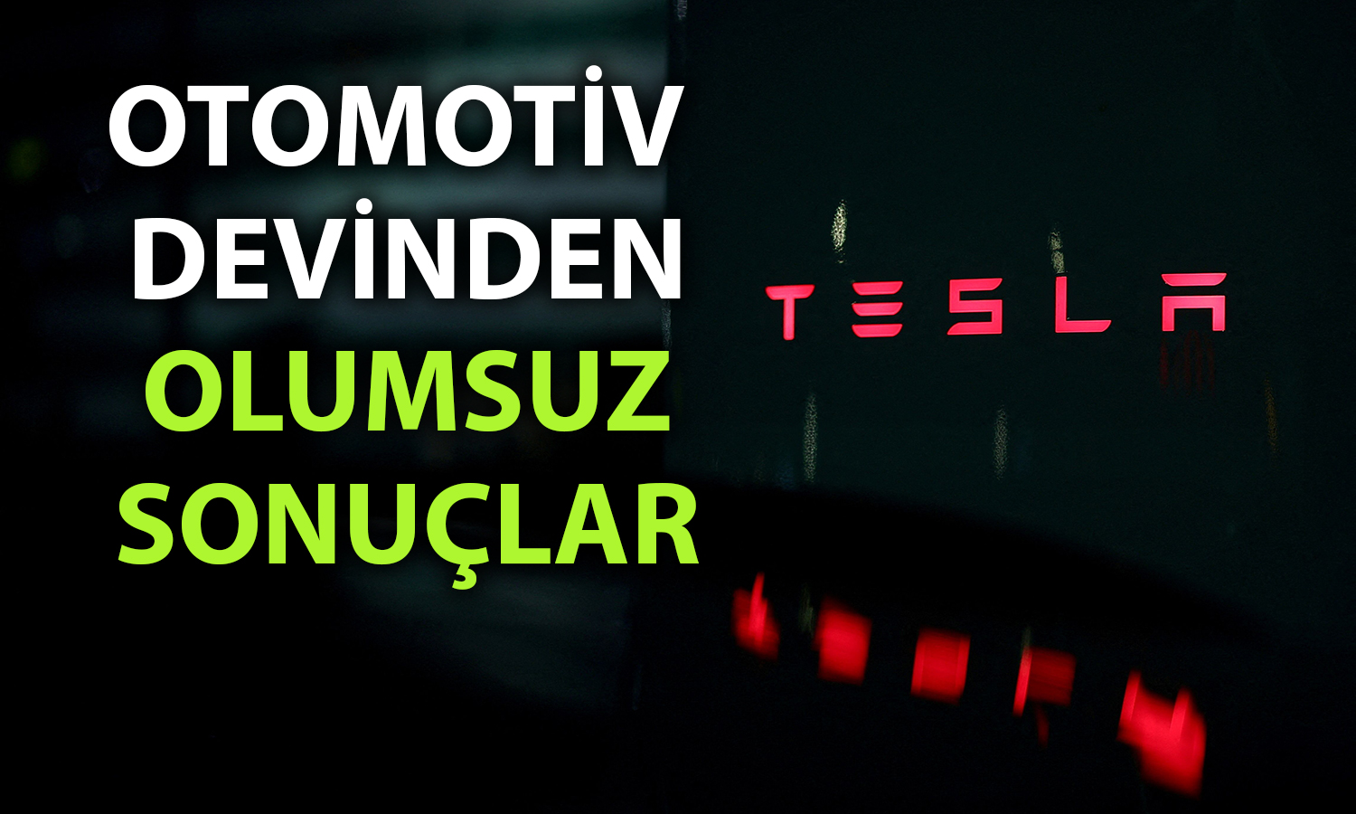 Tesla’nın gelirlerinde sert düşüş: İlk çeyrek beklentilerin altında kaldı