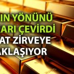 Altın güvenli liman rolünde: Fiyatlar 2 haftanın zirvesinde