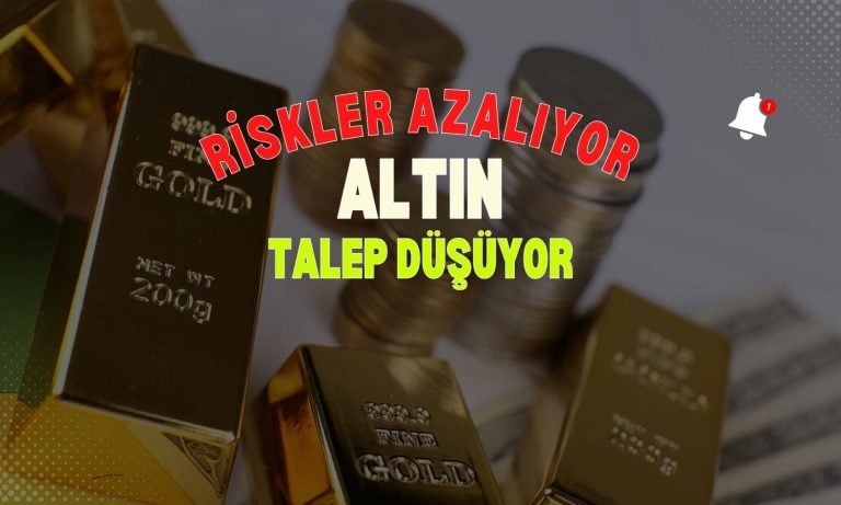 Altın için riskler azalıyor: Güvenli liman talebinde düşüş