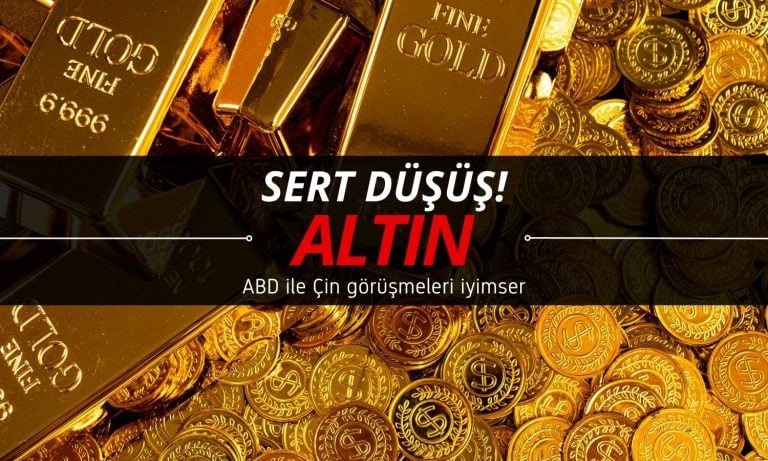 Altında sert düşüş: ABD-Çin görüşmeleri güven getirdi