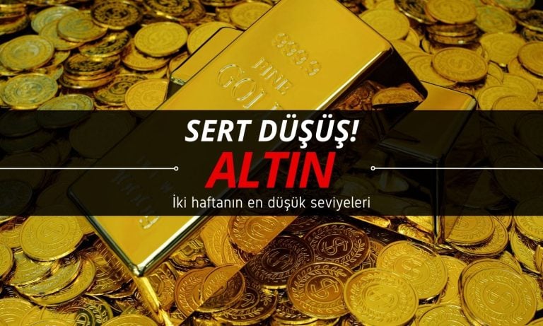 Altında sert düşüş: İki haftanın en düşüğüne geriledi