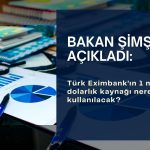 Bakan Şimşek’ten Eximbank yorumu: Yatırımcı güveni güçlü