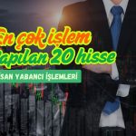 Yabancı Nisan’da hisse aldı: En çok işlem yapılan 20 hisse