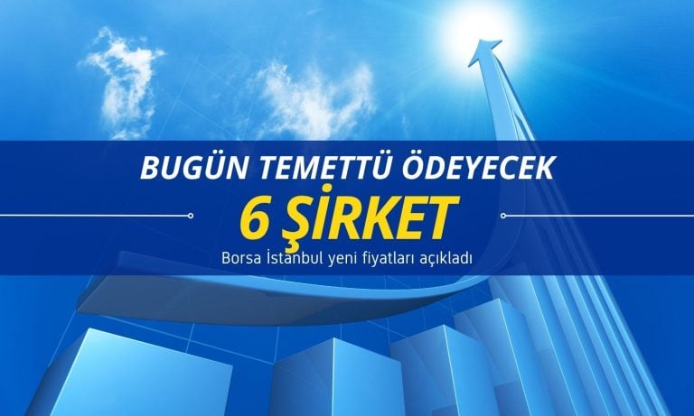 Bugün 6 şirket temettü verecek: Yeni fiyatlar açıklandı