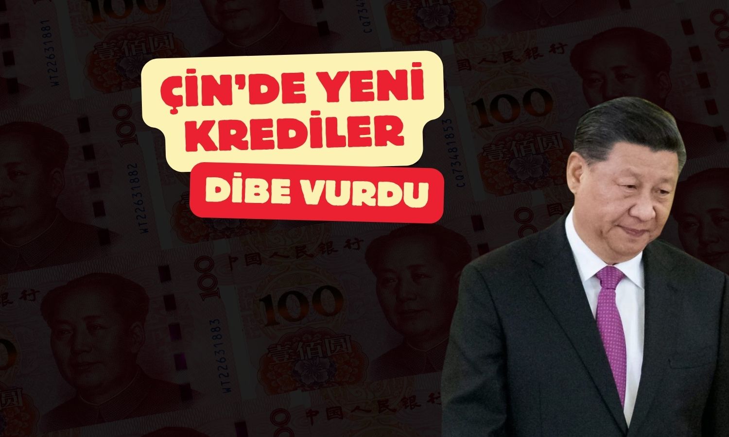Çin’in yeni kredileri 20 yılın en düşük seviyesine geriledi