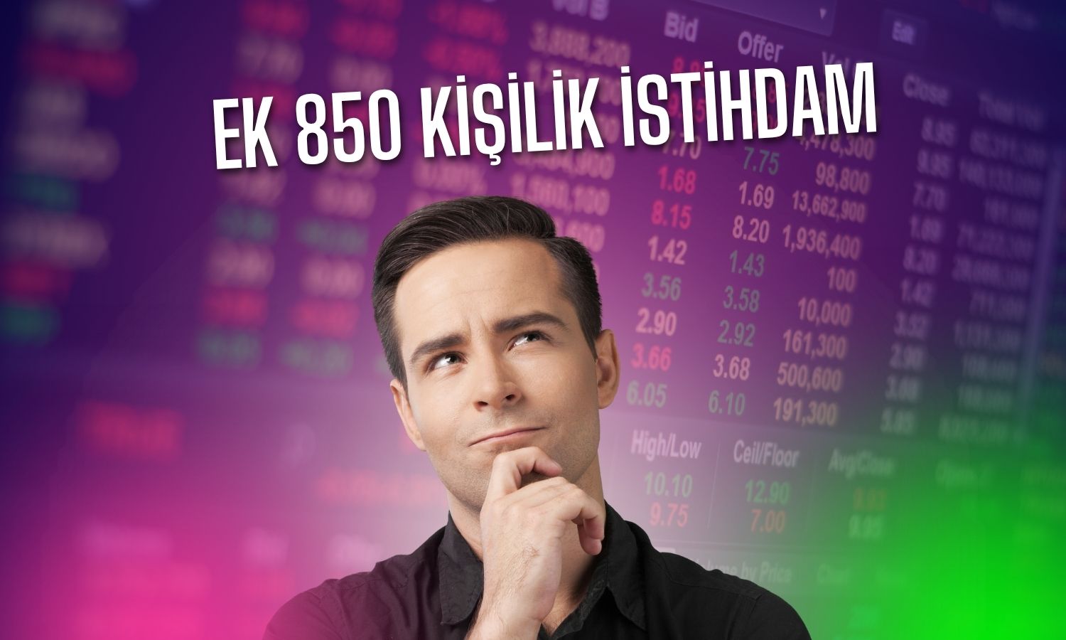 CW Enerji hisseleri 850 kişilik istihdam planıyla yükseldi