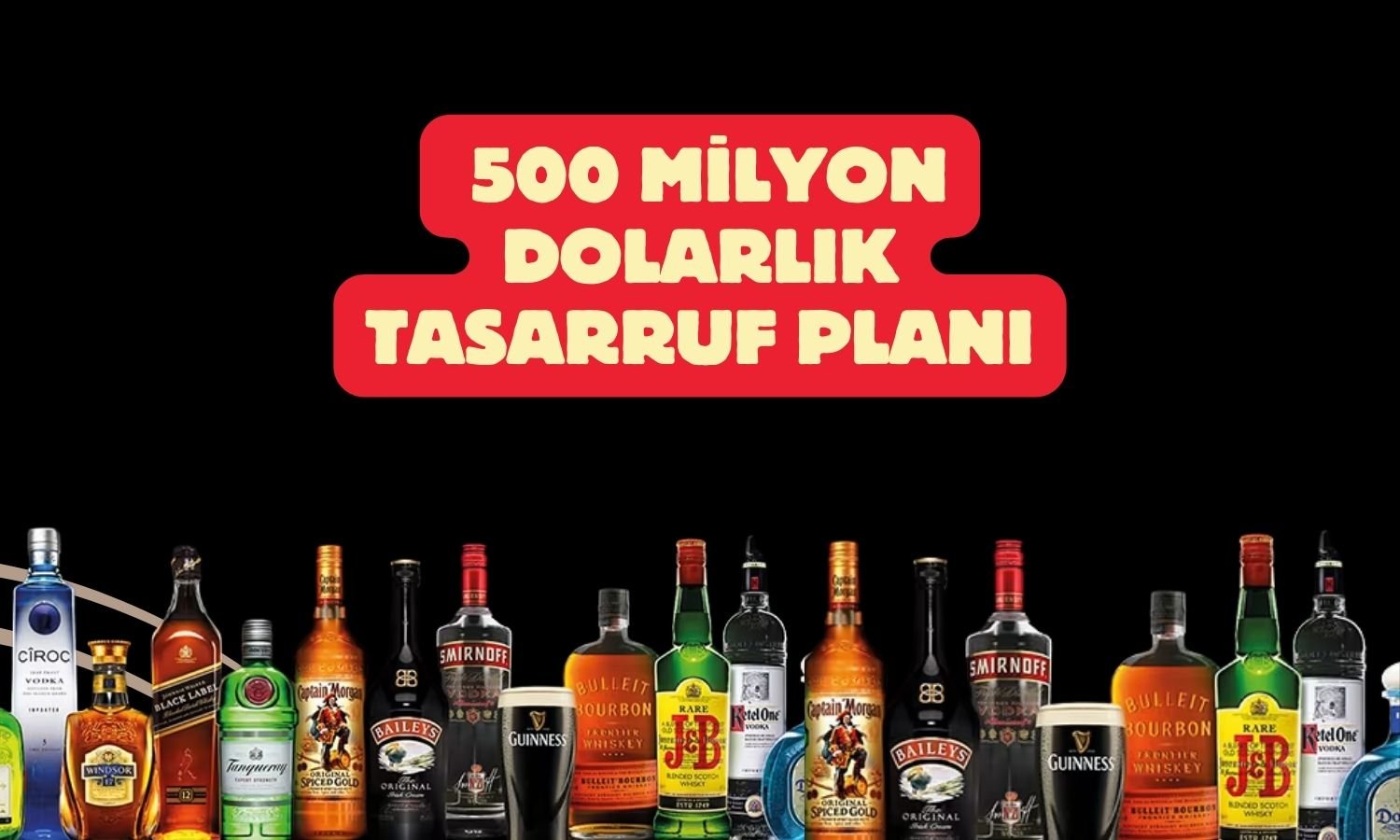 Diageo 150 milyon dolarlık tarife darbesine hazırlanıyor!