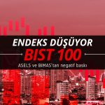 Endeks düşüyor: ASELS ve BIMAS aşağı yönlü baskıyı artırdı