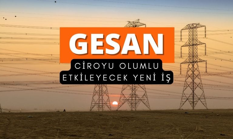 Girişim Elektrik (GESAN) 1,9 milyon dolarlık anlaşma yaptı