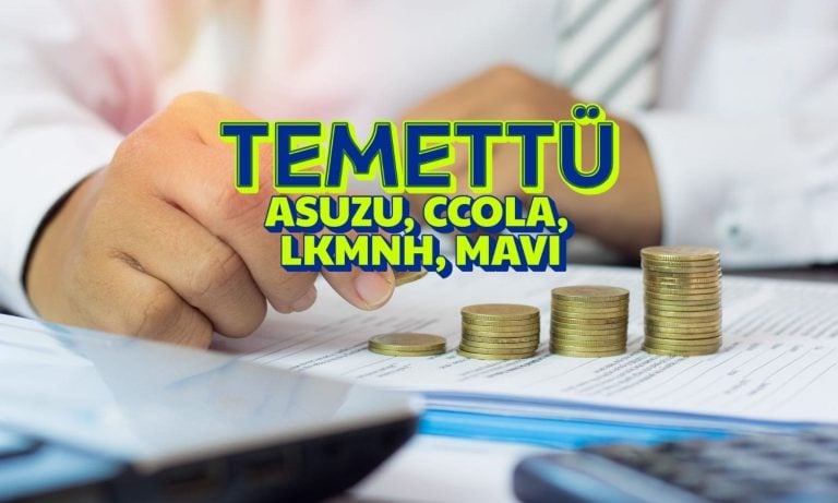 Günün temettüleri: ASUZU, CCOLA, LKMNH, MAVI hak kullanımı